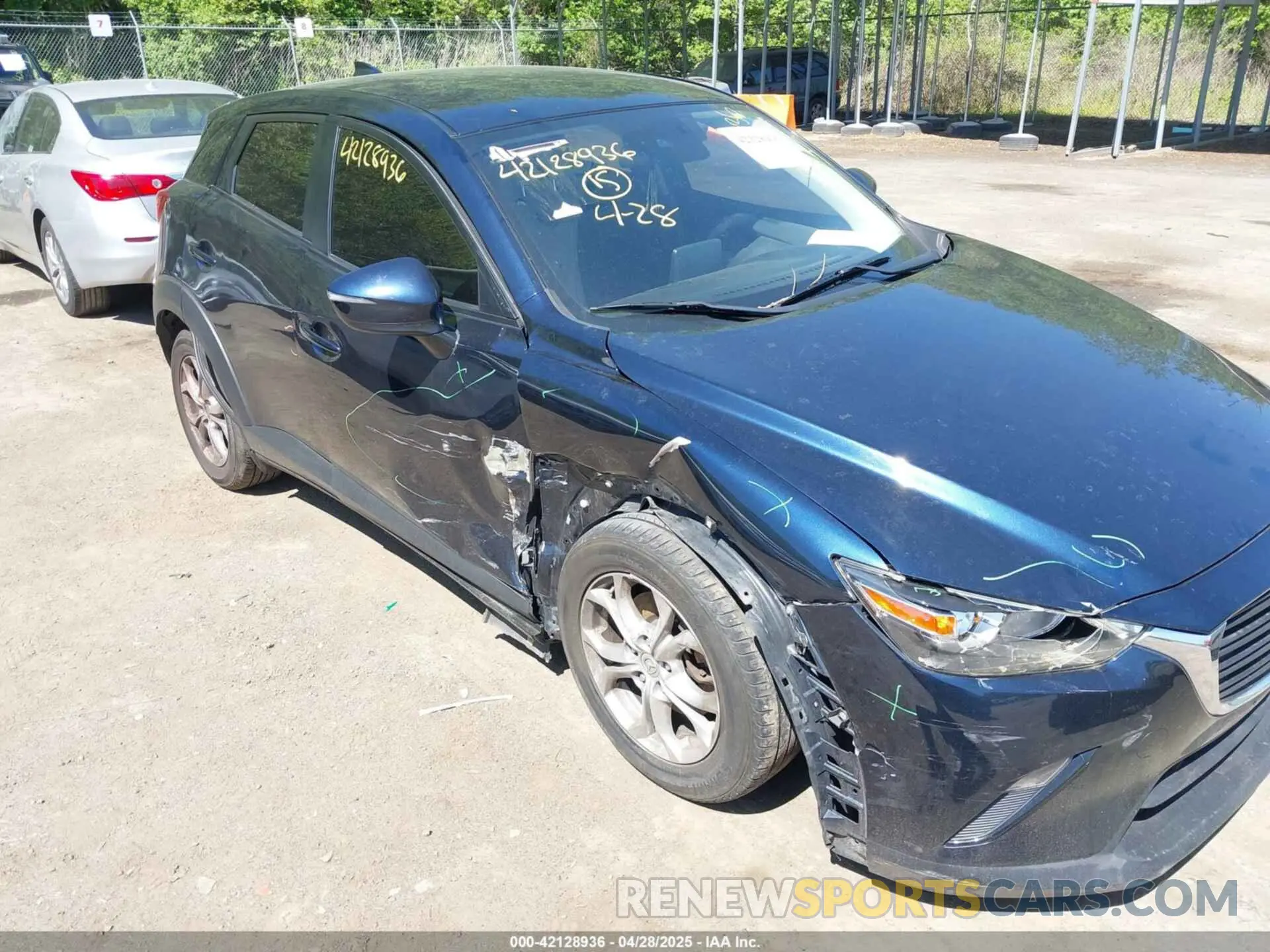 6 Photograph of a damaged car JM1DKFB70K1451421 MAZDA CX-3 2019