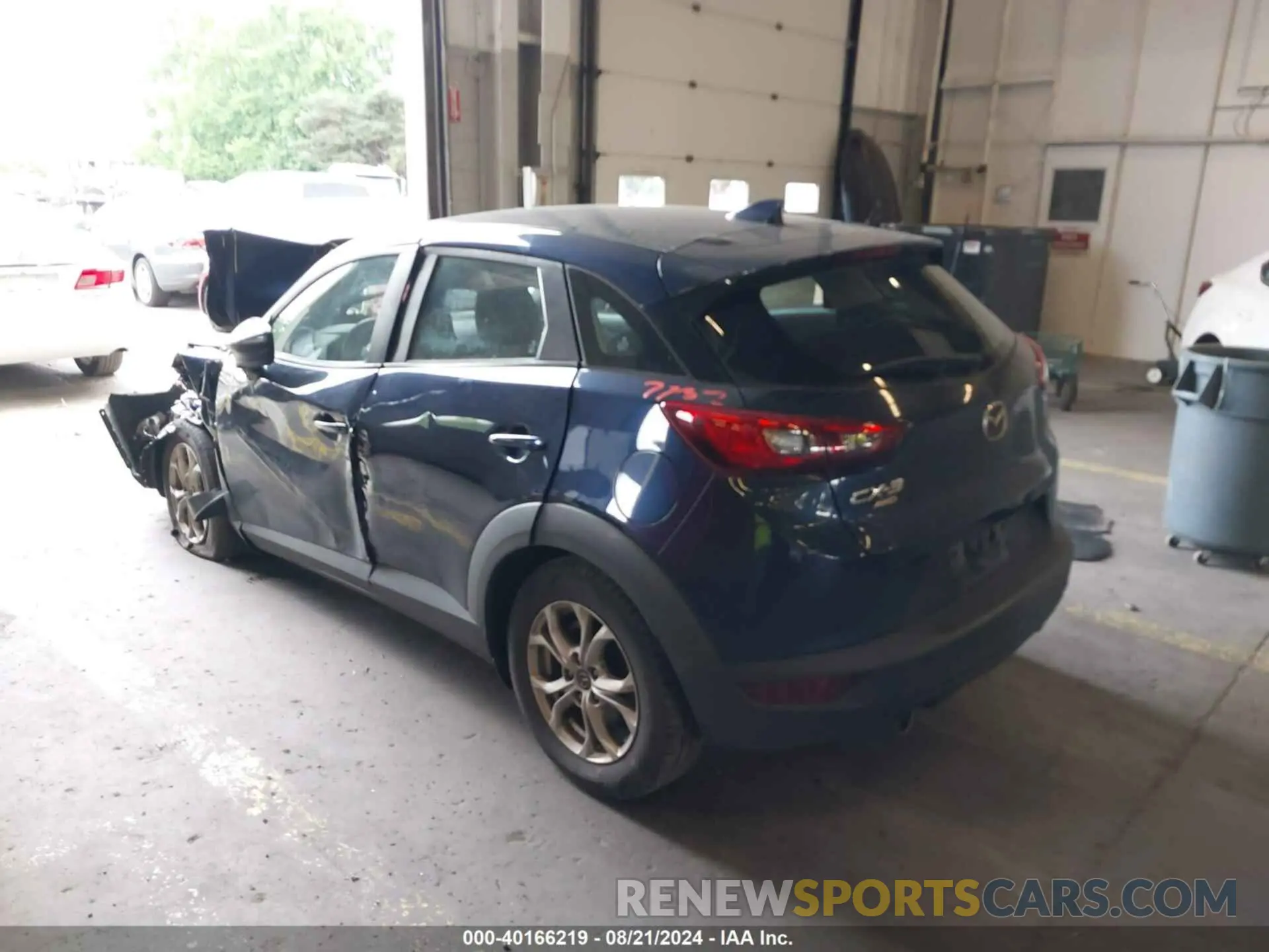 3 Photograph of a damaged car JM1DKFB70K1453573 MAZDA CX-3 2019
