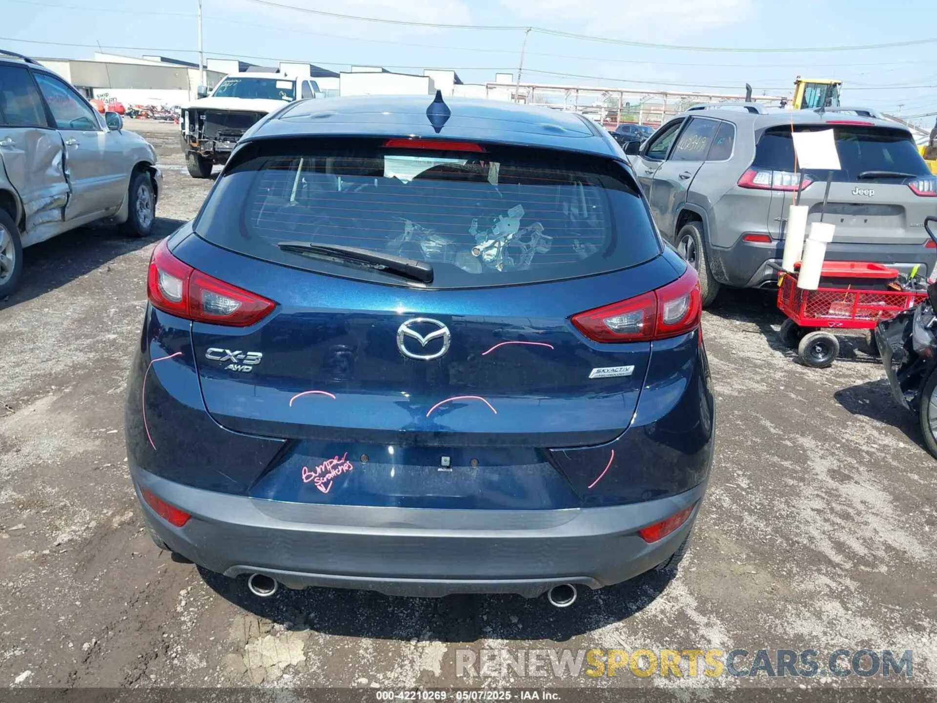 16 Photograph of a damaged car JM1DKFB71K0445584 MAZDA CX-3 2019