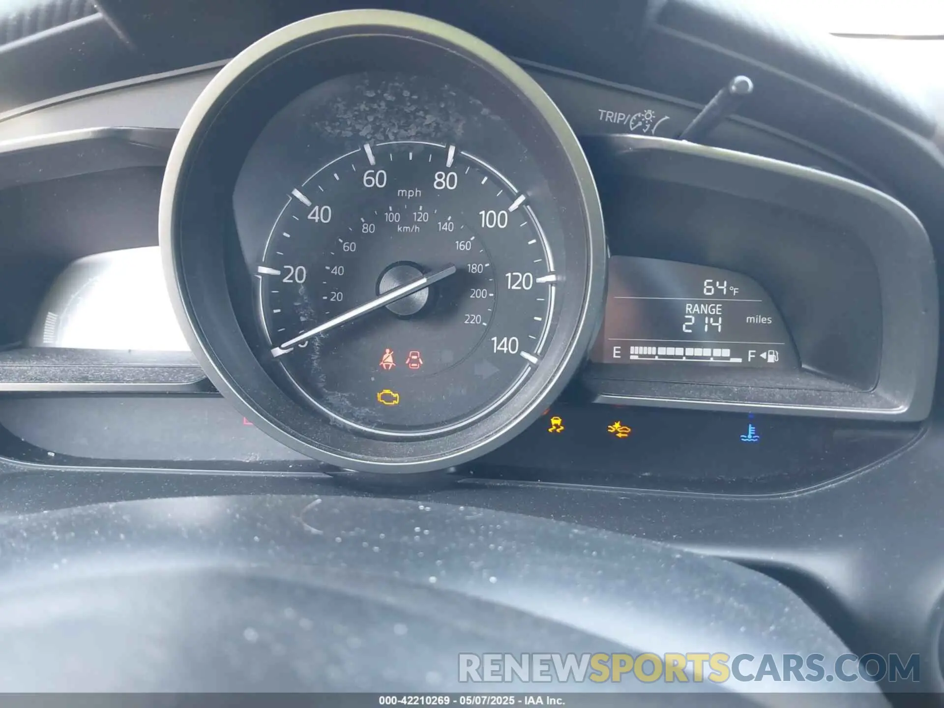 7 Photograph of a damaged car JM1DKFB71K0445584 MAZDA CX-3 2019
