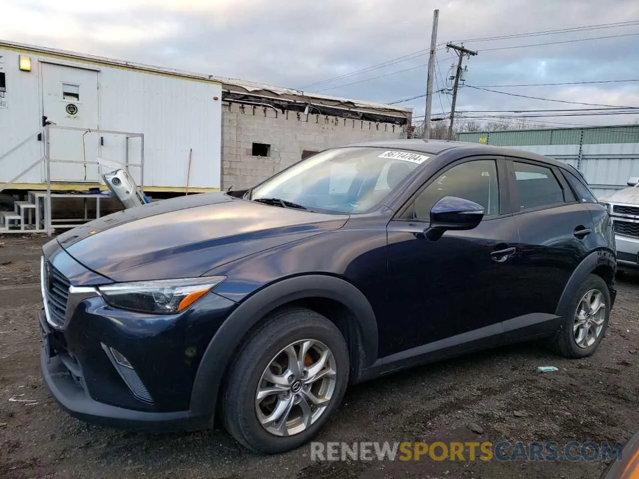 1 Photograph of a damaged car JM1DKFB71K1450746 MAZDA CX-3 2019