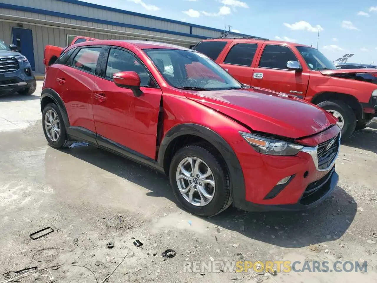 4 Photograph of a damaged car JM1DKFB72K1453767 MAZDA CX-3 2019