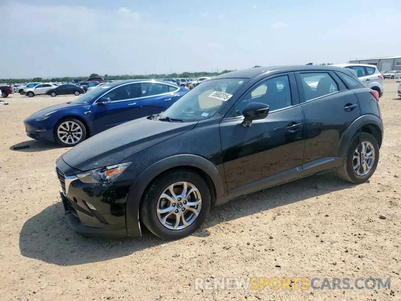 1 Photograph of a damaged car JM1DKFB72K1460962 MAZDA CX-3 2019