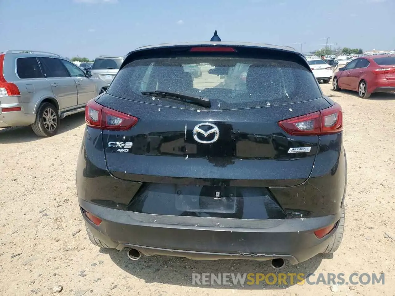 6 Photograph of a damaged car JM1DKFB72K1460962 MAZDA CX-3 2019