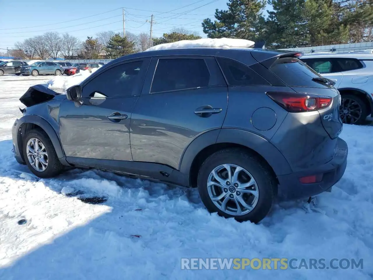2 Photograph of a damaged car JM1DKFB73K0406480 MAZDA CX-3 2019