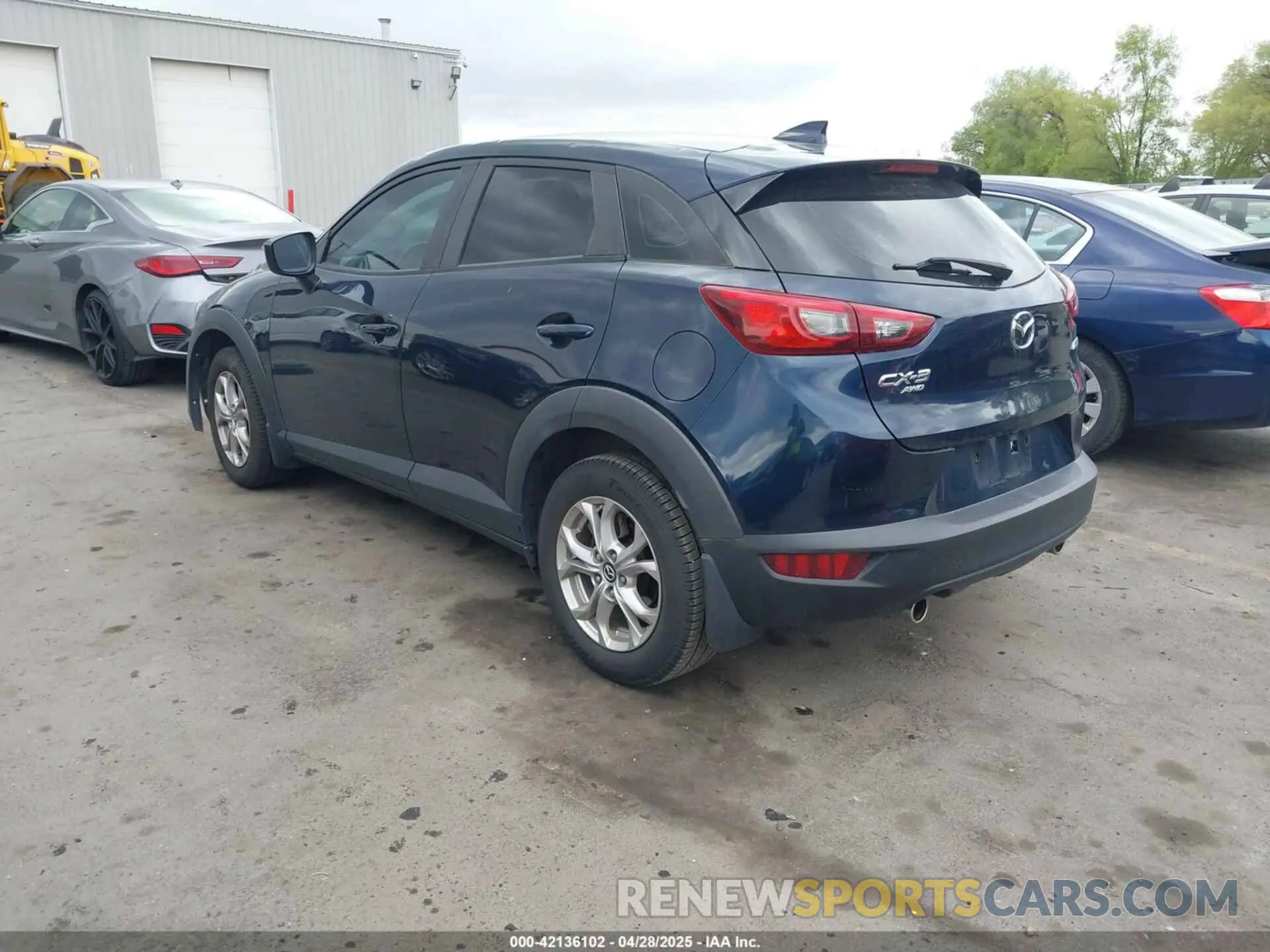 3 Photograph of a damaged car JM1DKFB74K0413034 MAZDA CX-3 2019