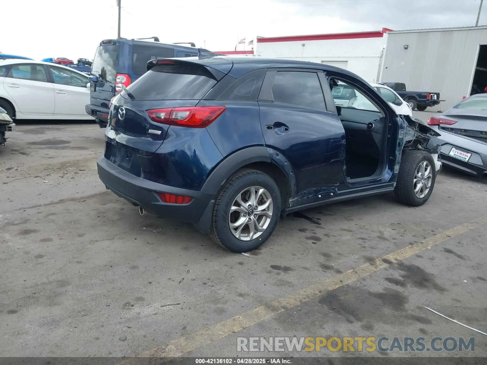 4 Photograph of a damaged car JM1DKFB74K0413034 MAZDA CX-3 2019