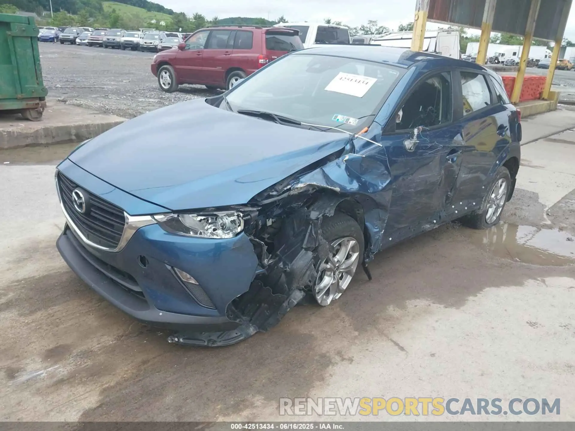 6 Photograph of a damaged car JM1DKFB74K1460042 MAZDA CX-3 2019