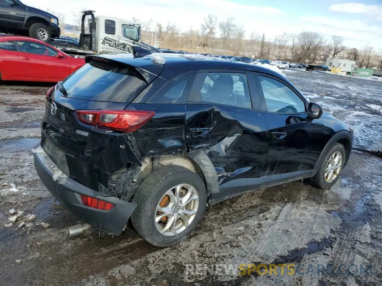 3 Photograph of a damaged car JM1DKFB75K1451219 MAZDA CX-3 2019