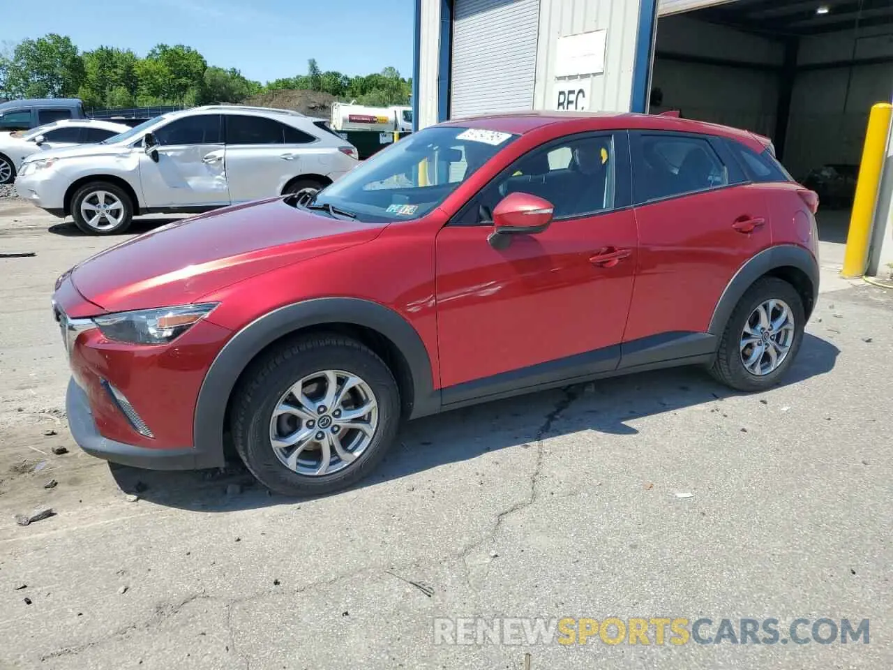 1 Photograph of a damaged car JM1DKFB76K1417435 MAZDA CX-3 2019
