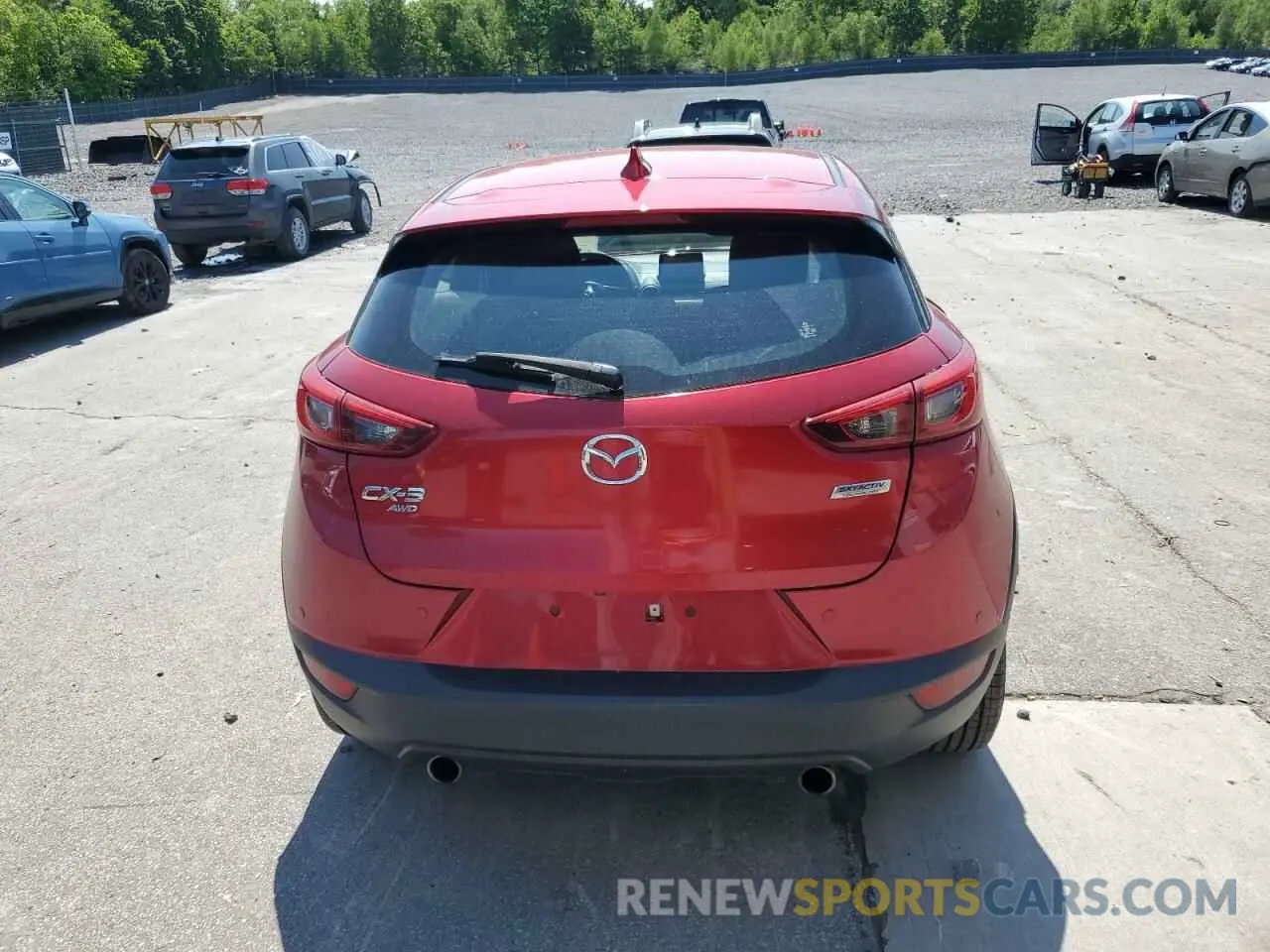6 Photograph of a damaged car JM1DKFB76K1417435 MAZDA CX-3 2019