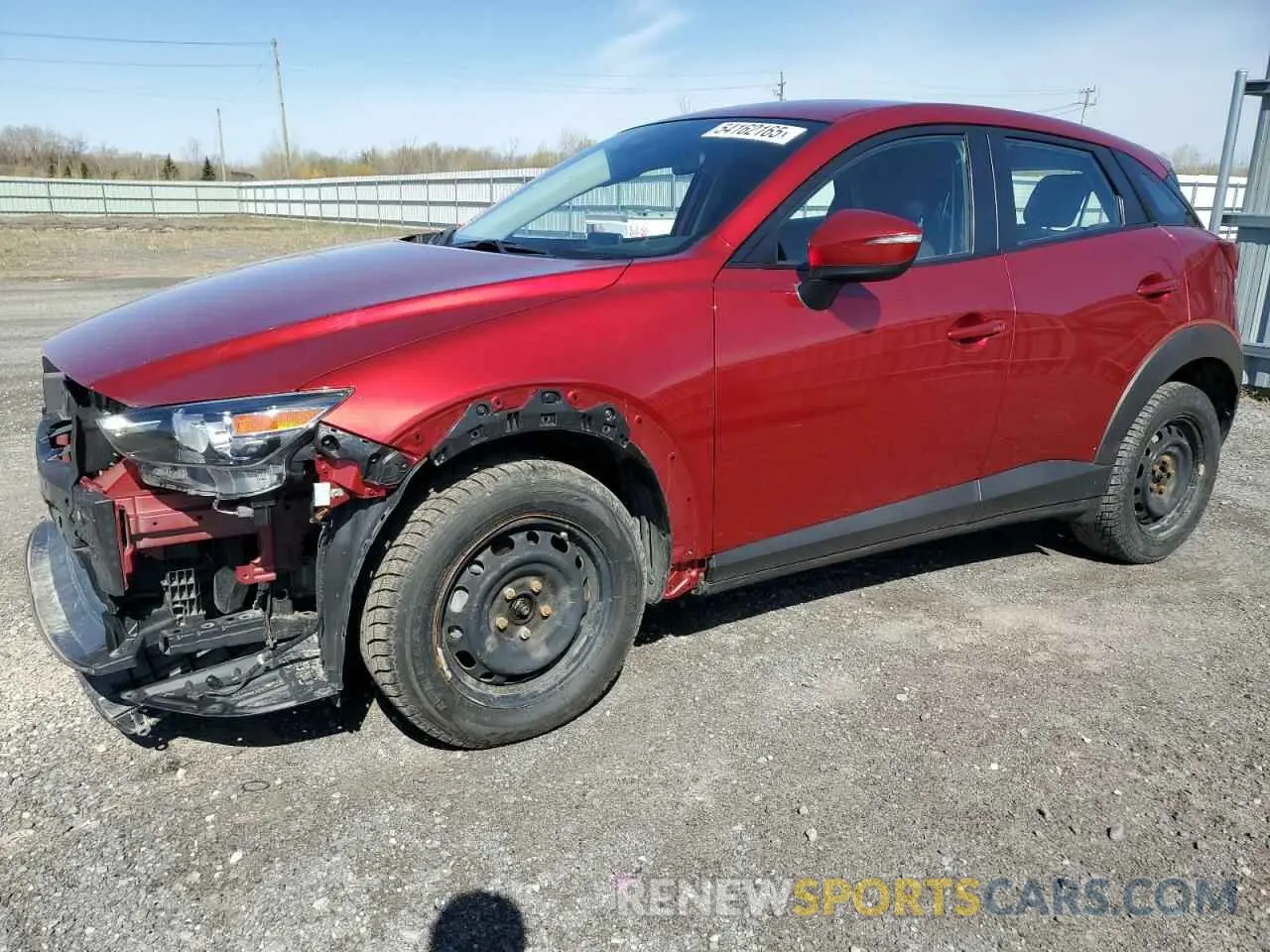 1 Photograph of a damaged car JM1DKFB76K1447051 MAZDA CX-3 2019