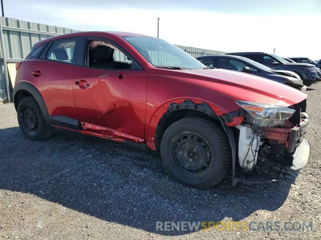 4 Photograph of a damaged car JM1DKFB76K1447051 MAZDA CX-3 2019