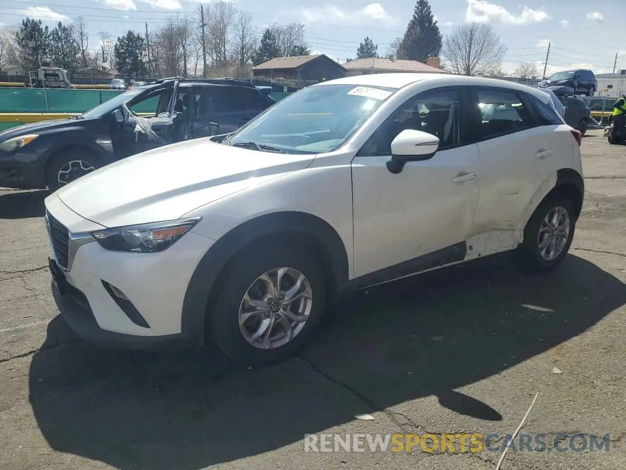 1 Photograph of a damaged car JM1DKFB76K1450791 MAZDA CX-3 2019