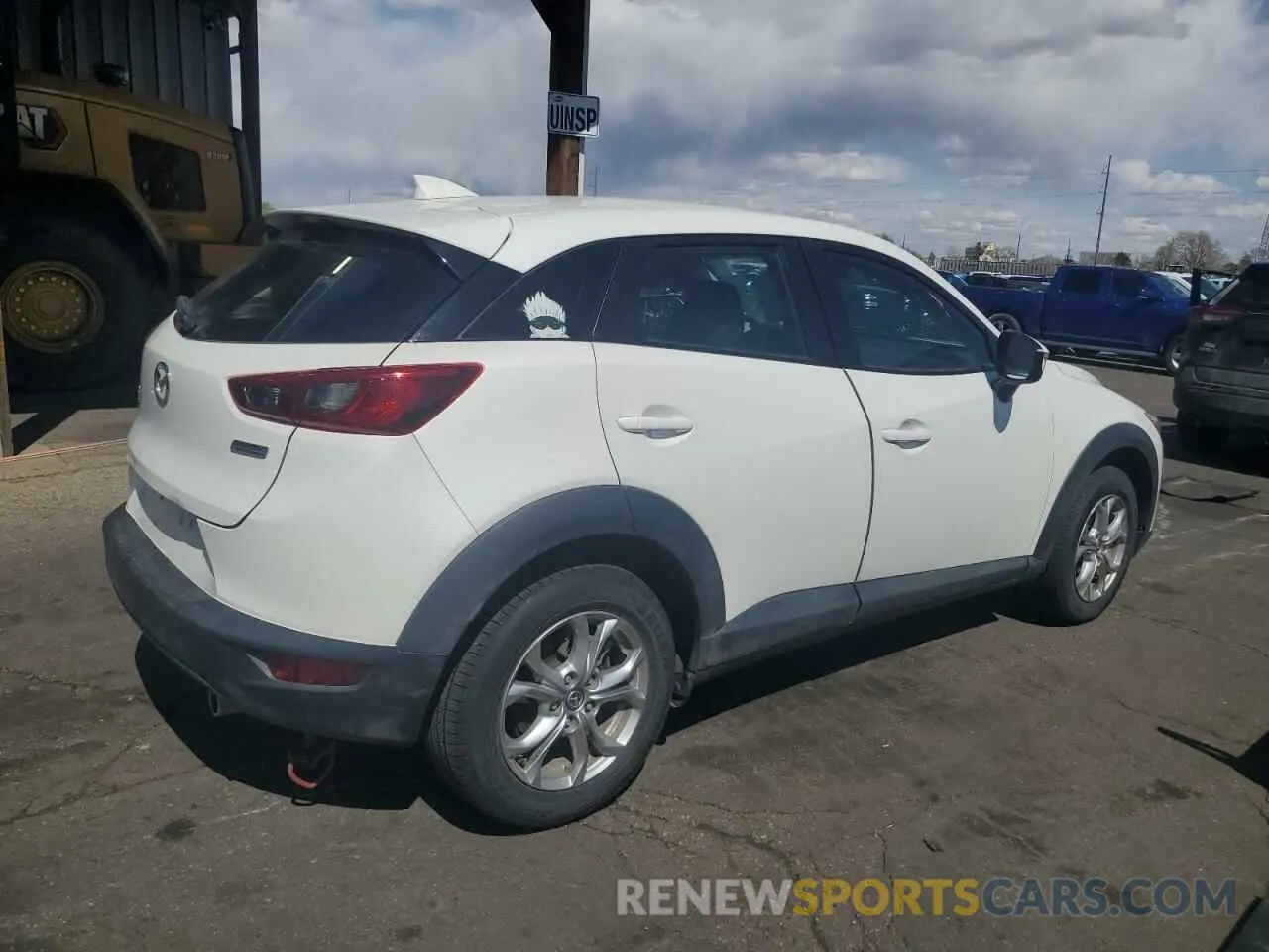 3 Photograph of a damaged car JM1DKFB76K1450791 MAZDA CX-3 2019