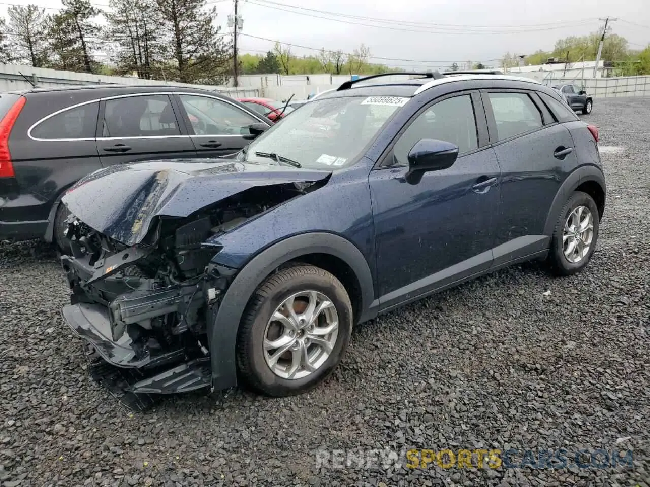 1 Photograph of a damaged car JM1DKFB78K0448899 MAZDA CX-3 2019