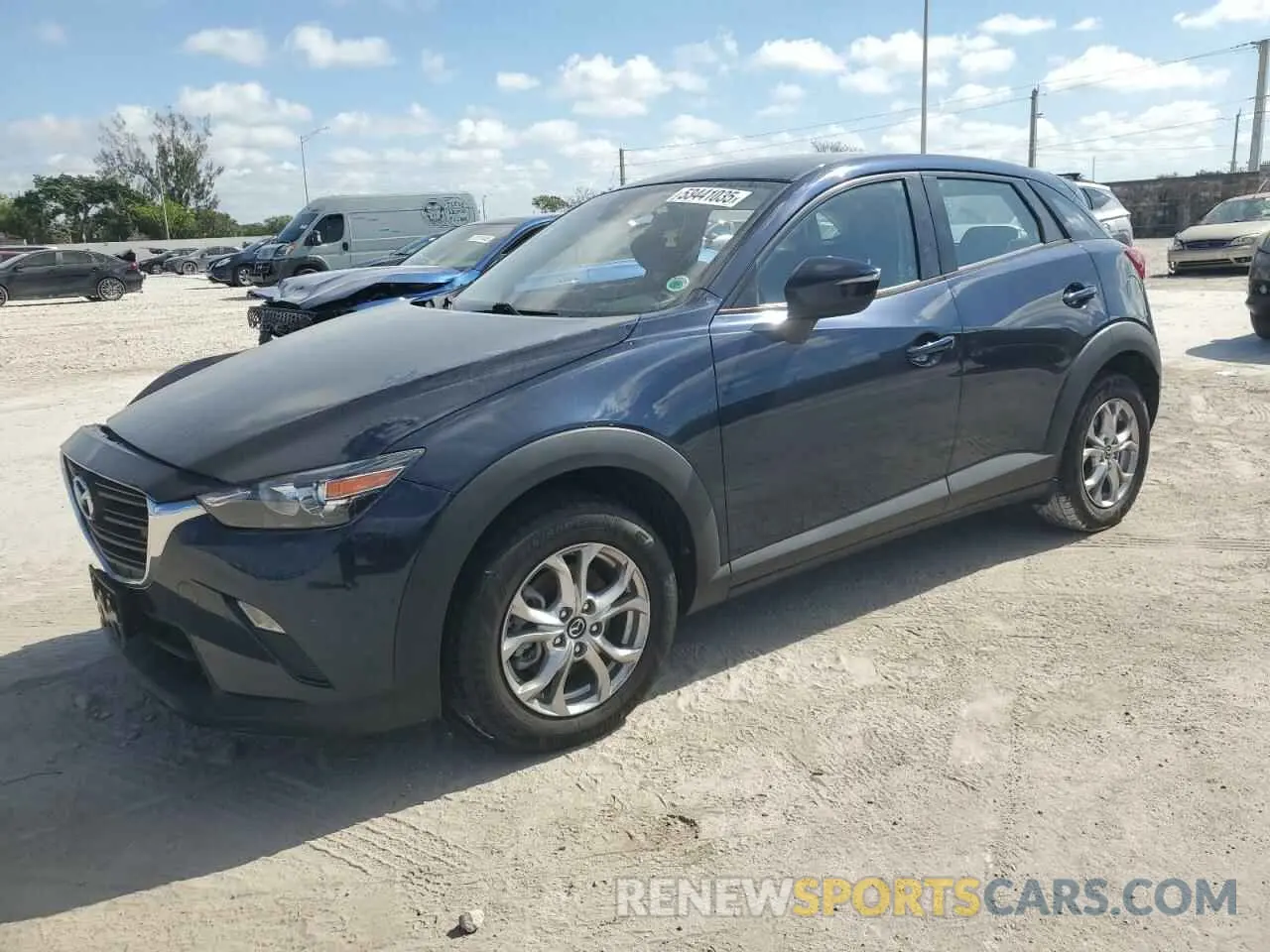 1 Photograph of a damaged car JM1DKFB78K0453777 MAZDA CX-3 2019