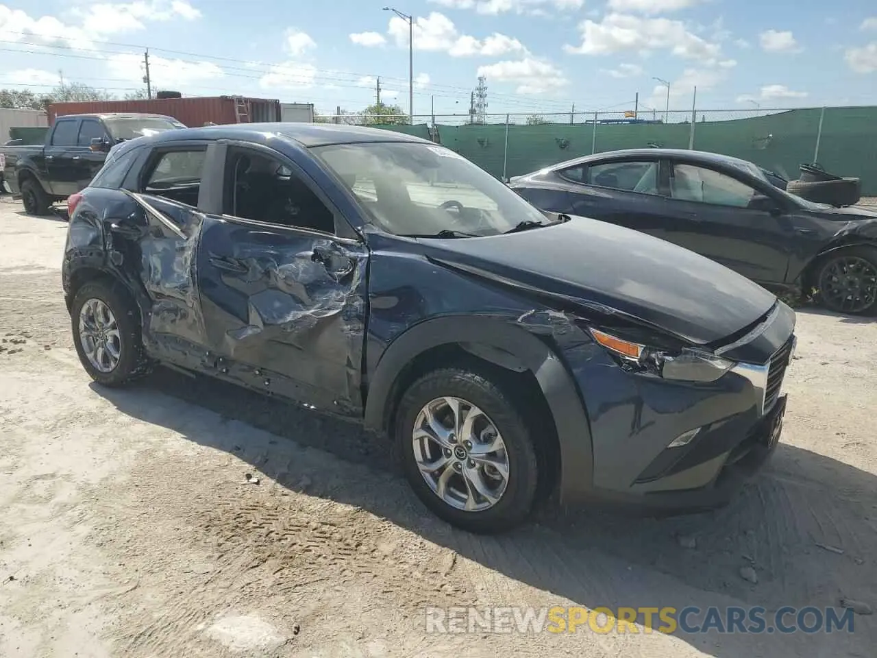 4 Photograph of a damaged car JM1DKFB78K0453777 MAZDA CX-3 2019