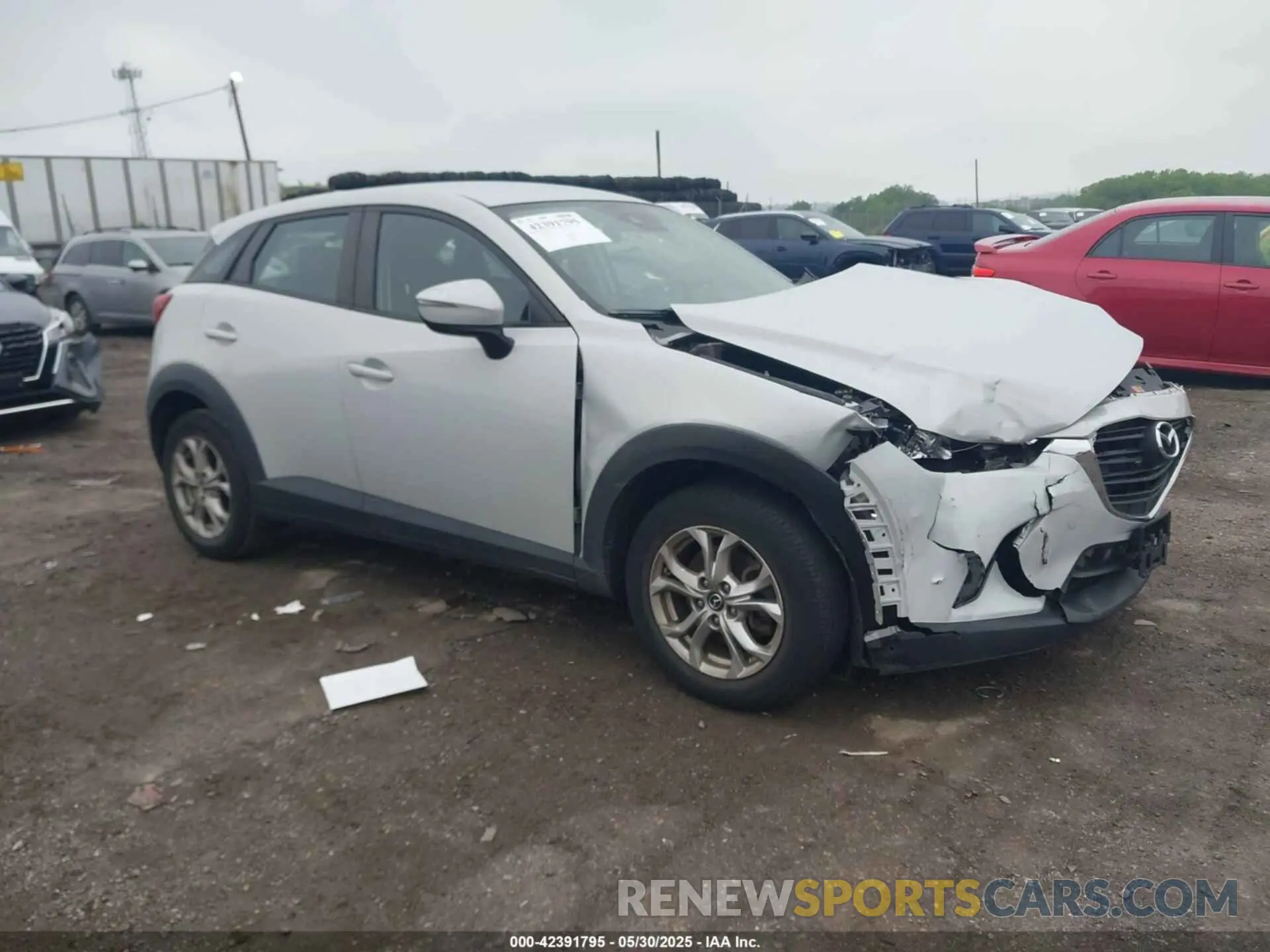 1 Photograph of a damaged car JM1DKFB79K0443792 MAZDA CX-3 2019