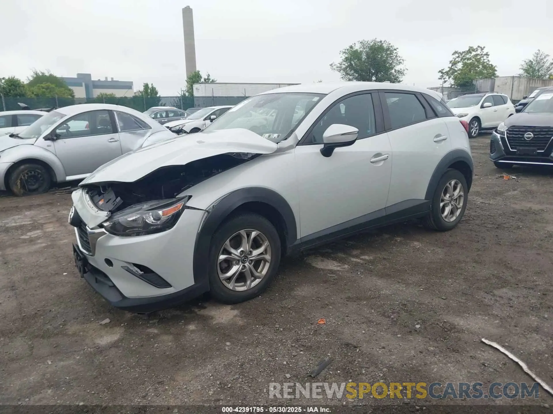 2 Photograph of a damaged car JM1DKFB79K0443792 MAZDA CX-3 2019