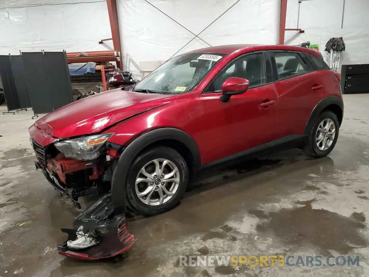 1 Photograph of a damaged car JM1DKFB7XK0404788 MAZDA CX-3 2019