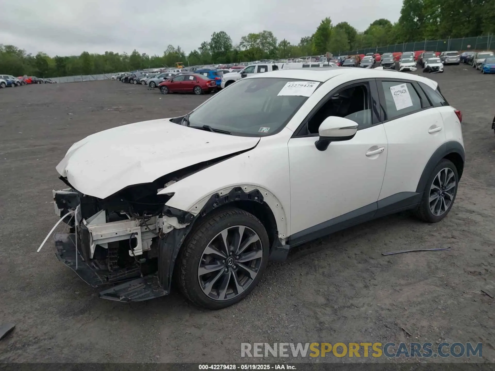 2 Photograph of a damaged car JM1DKFC70K0424269 MAZDA CX-3 2019