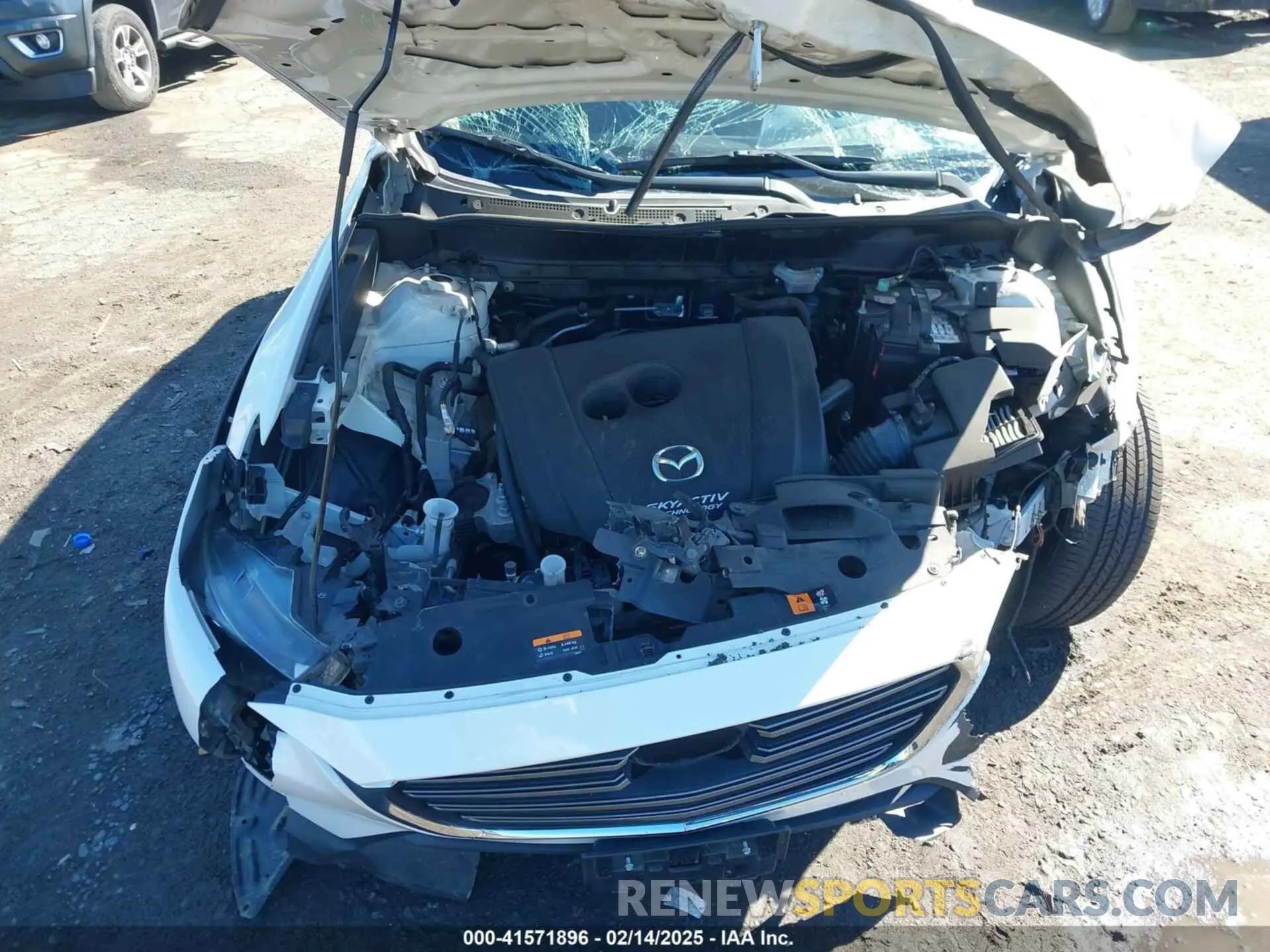 10 Photograph of a damaged car JM1DKFC70K0428242 MAZDA CX-3 2019