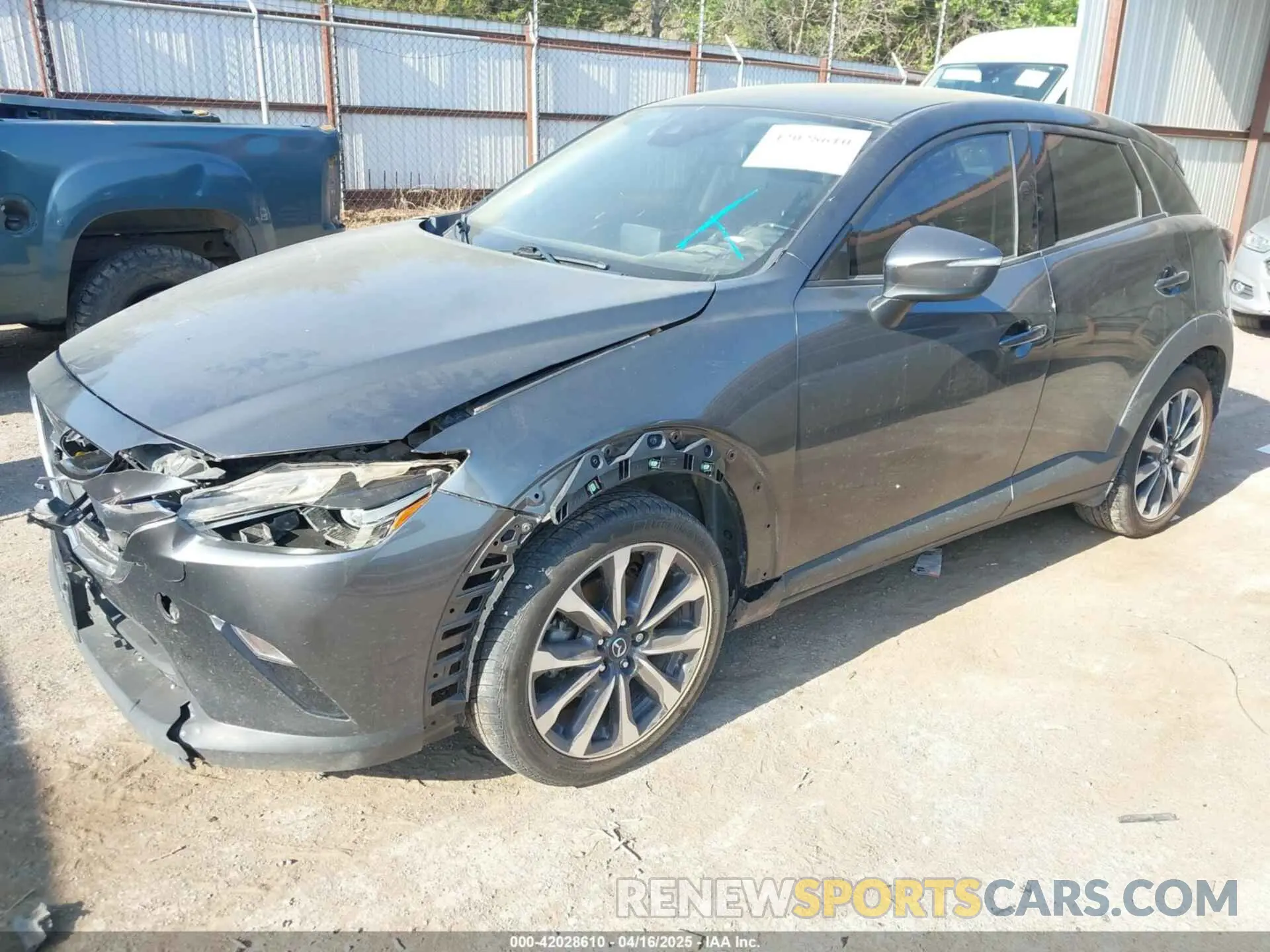 2 Photograph of a damaged car JM1DKFC70K0445901 MAZDA CX-3 2019