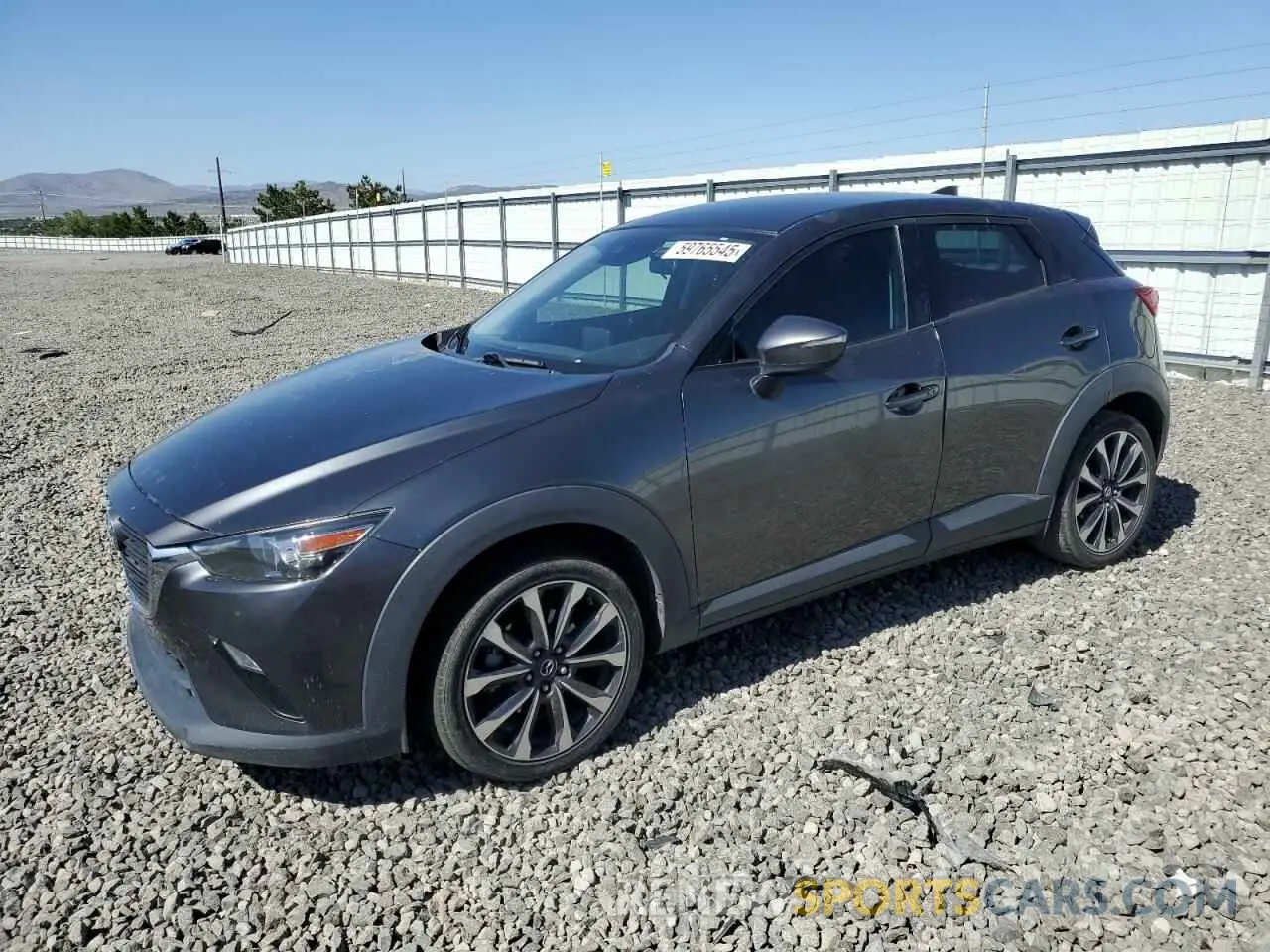 1 Photograph of a damaged car JM1DKFC72K0430266 MAZDA CX-3 2019