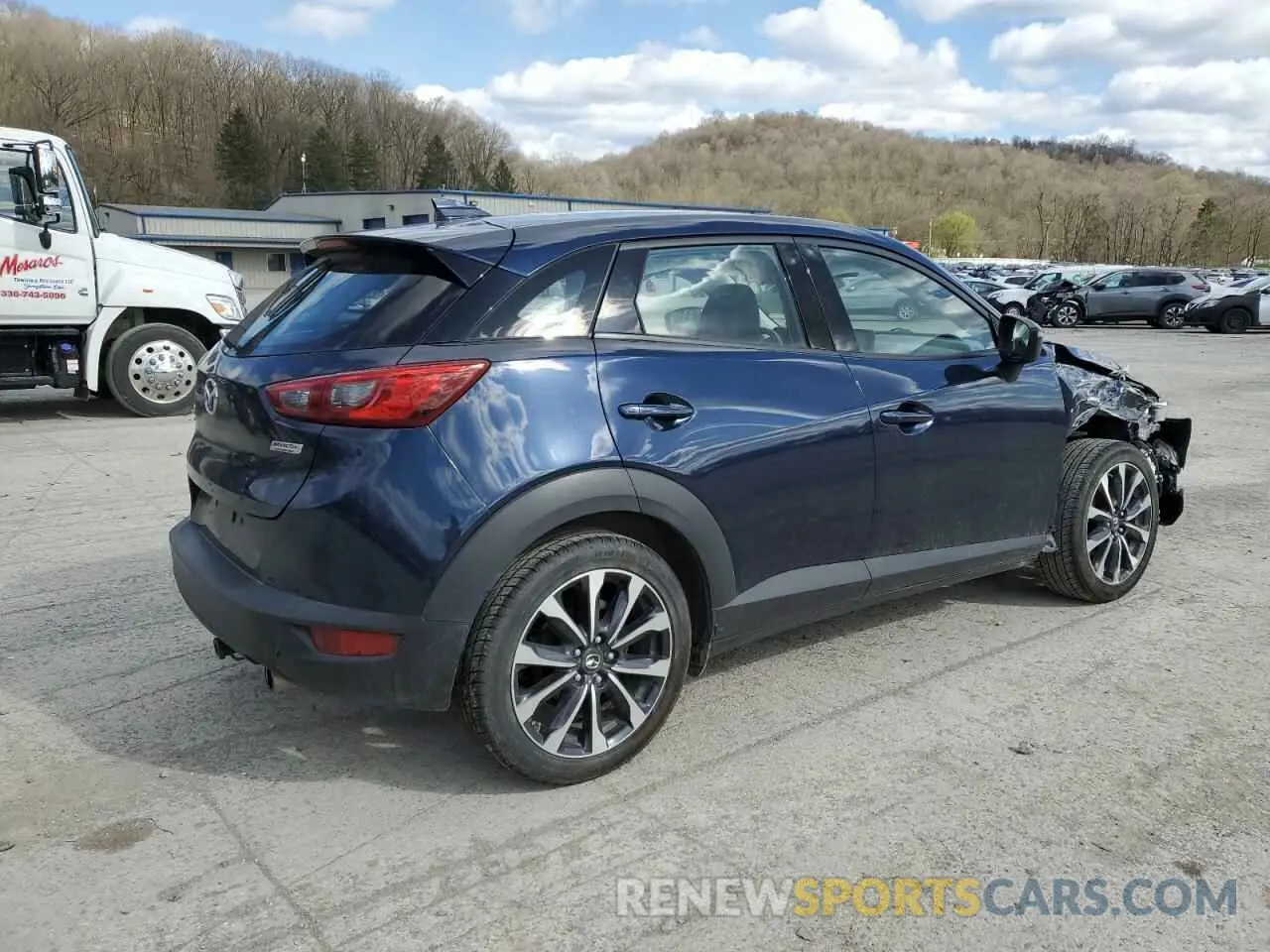 3 Photograph of a damaged car JM1DKFC72K1420105 MAZDA CX-3 2019