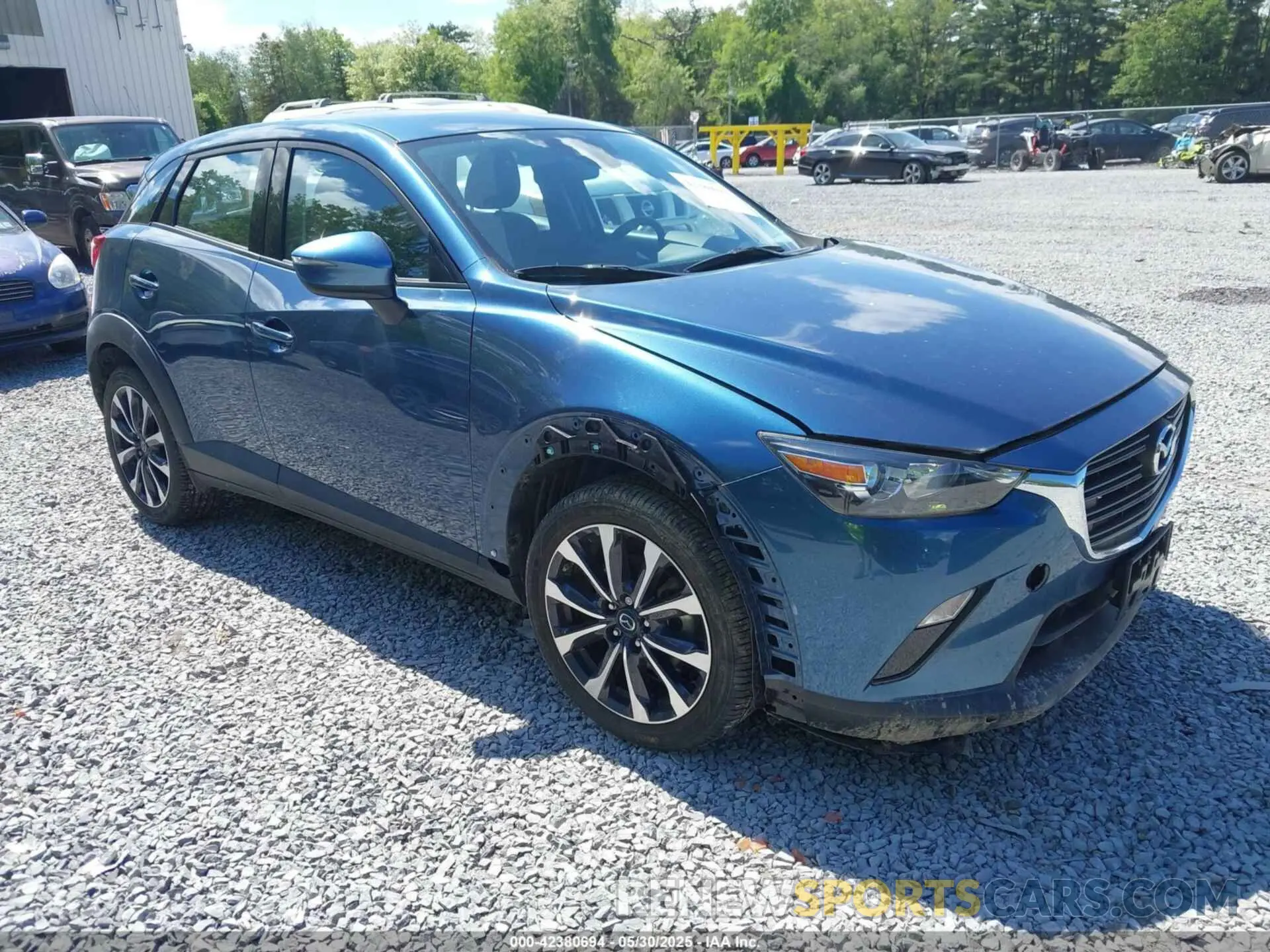 1 Photograph of a damaged car JM1DKFC72K1459583 MAZDA CX-3 2019