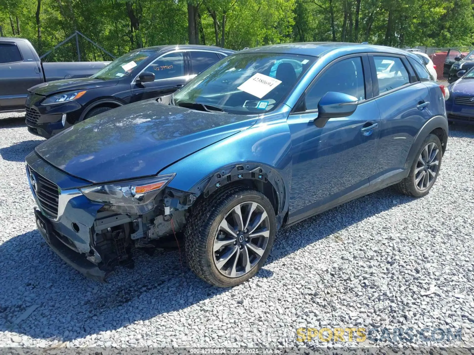 2 Photograph of a damaged car JM1DKFC72K1459583 MAZDA CX-3 2019