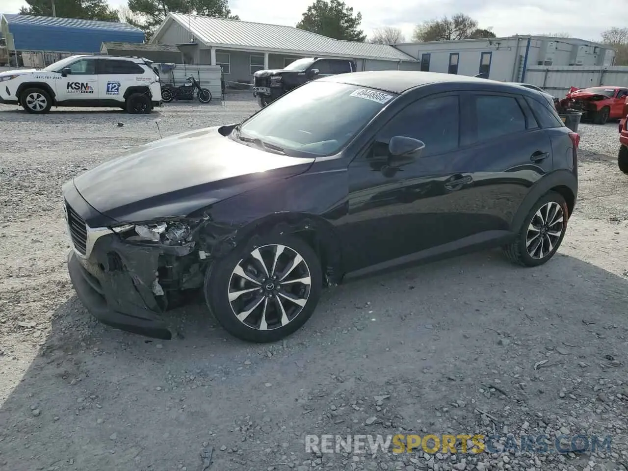 1 Photograph of a damaged car JM1DKFC74K1453221 MAZDA CX-3 2019