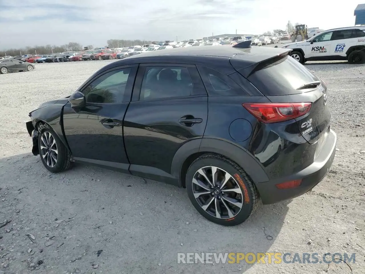 2 Photograph of a damaged car JM1DKFC74K1453221 MAZDA CX-3 2019