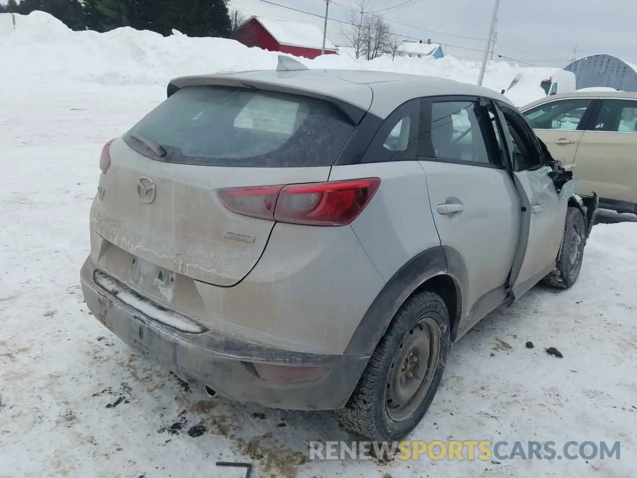 3 Photograph of a damaged car JM1DKFC74K1455843 MAZDA CX-3 2019