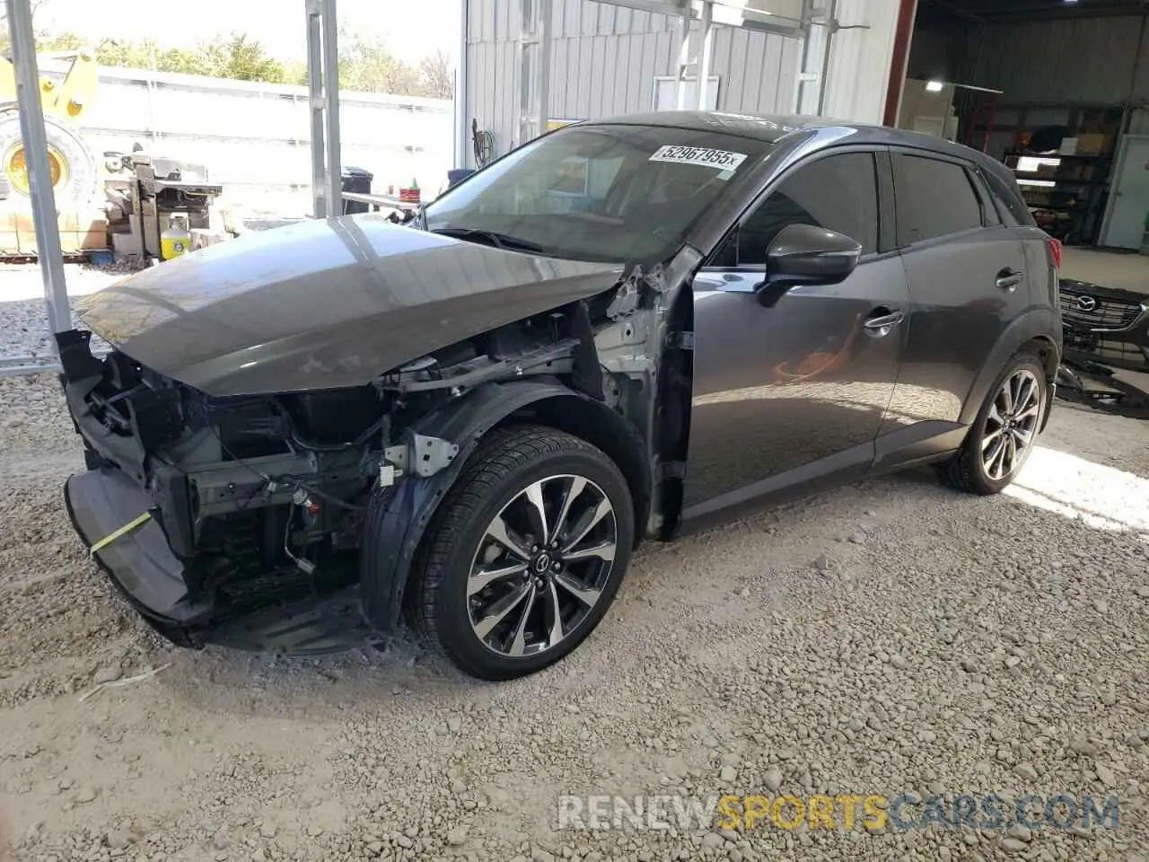 1 Photograph of a damaged car JM1DKFC75K1439294 MAZDA CX-3 2019