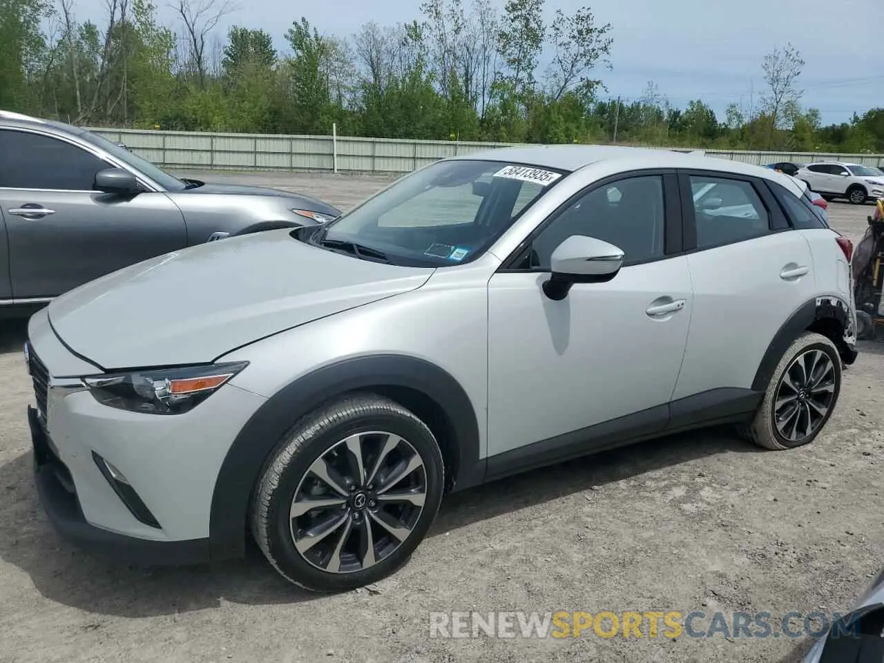 1 Photograph of a damaged car JM1DKFC76K1451342 MAZDA CX-3 2019