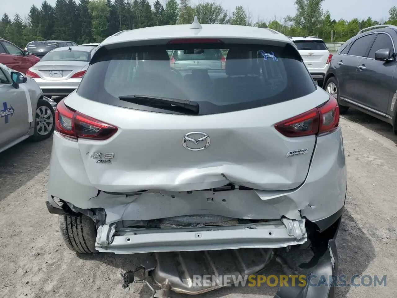 6 Photograph of a damaged car JM1DKFC76K1451342 MAZDA CX-3 2019