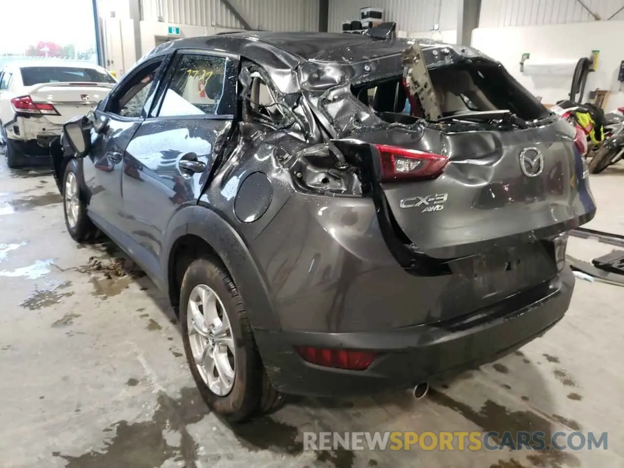 3 Photograph of a damaged car JM1DKFC77K0436383 MAZDA CX-3 2019