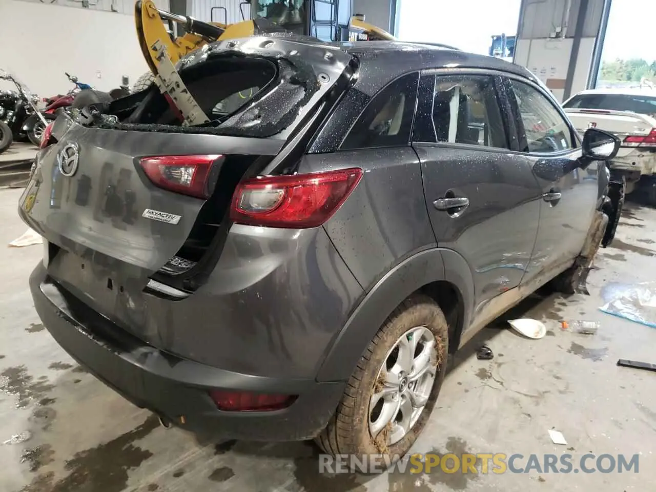 4 Photograph of a damaged car JM1DKFC77K0436383 MAZDA CX-3 2019