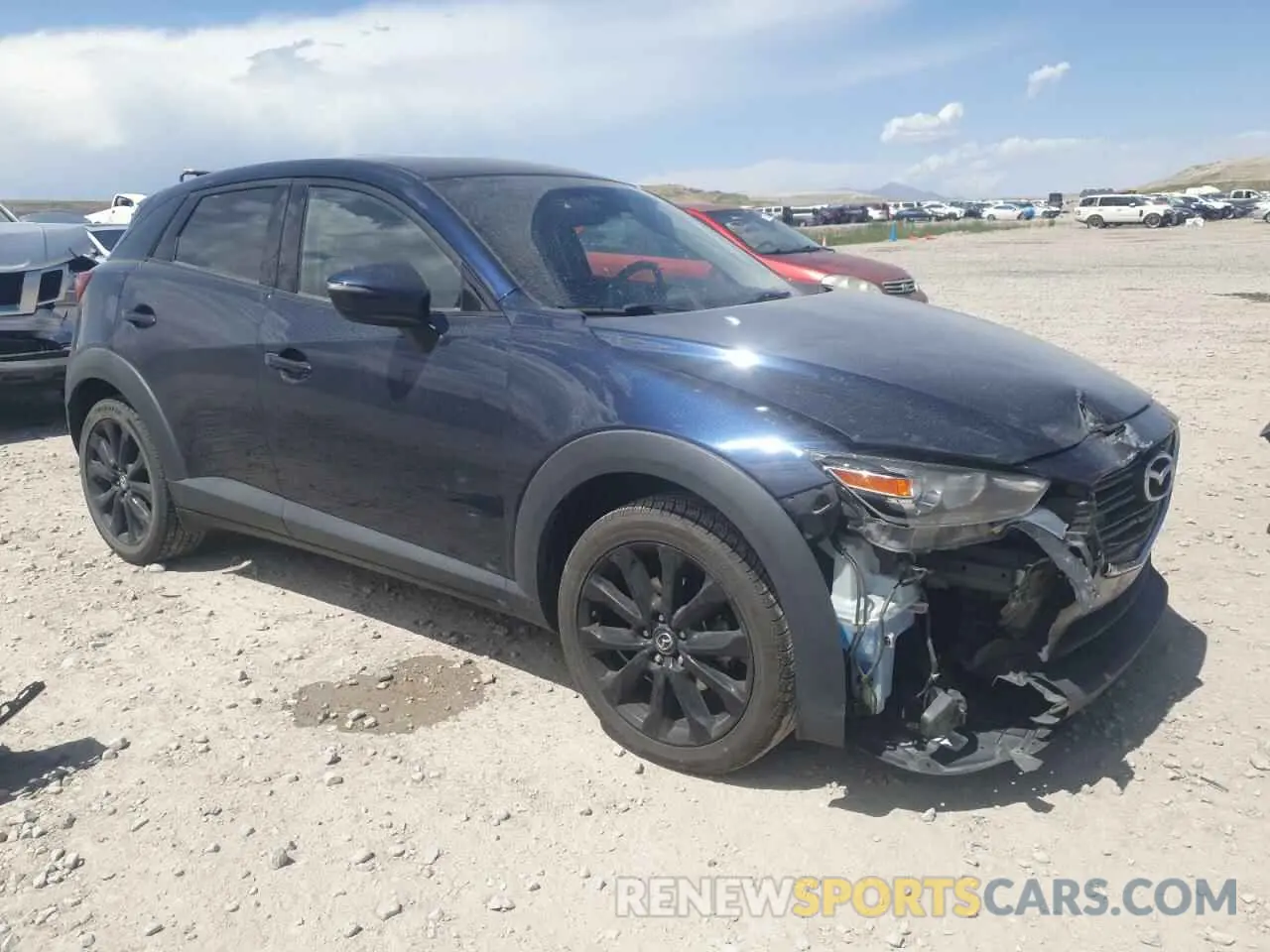 4 Photograph of a damaged car JM1DKFC77K0449587 MAZDA CX-3 2019
