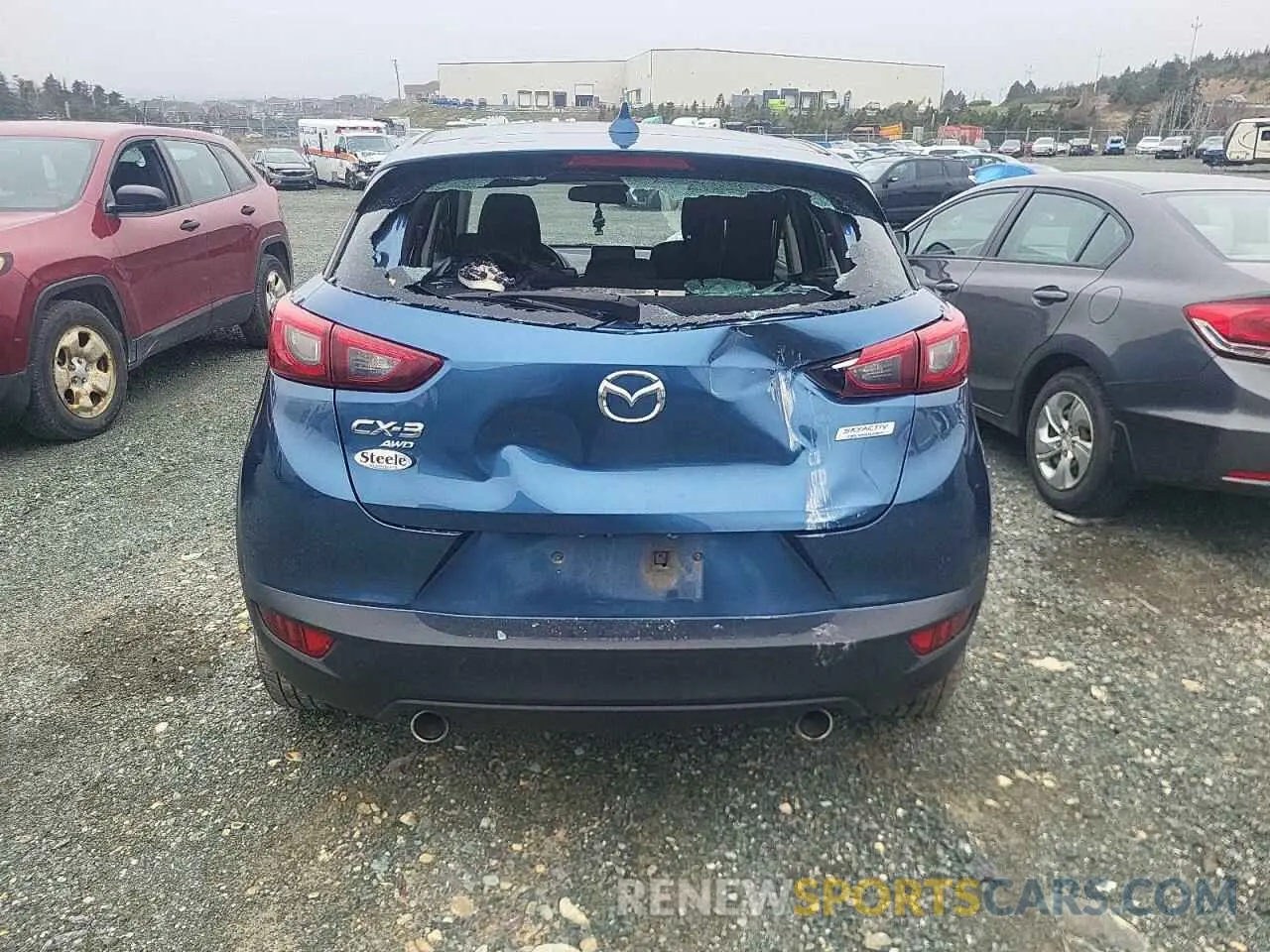 6 Photograph of a damaged car JM1DKFC78K0414606 MAZDA CX-3 2019