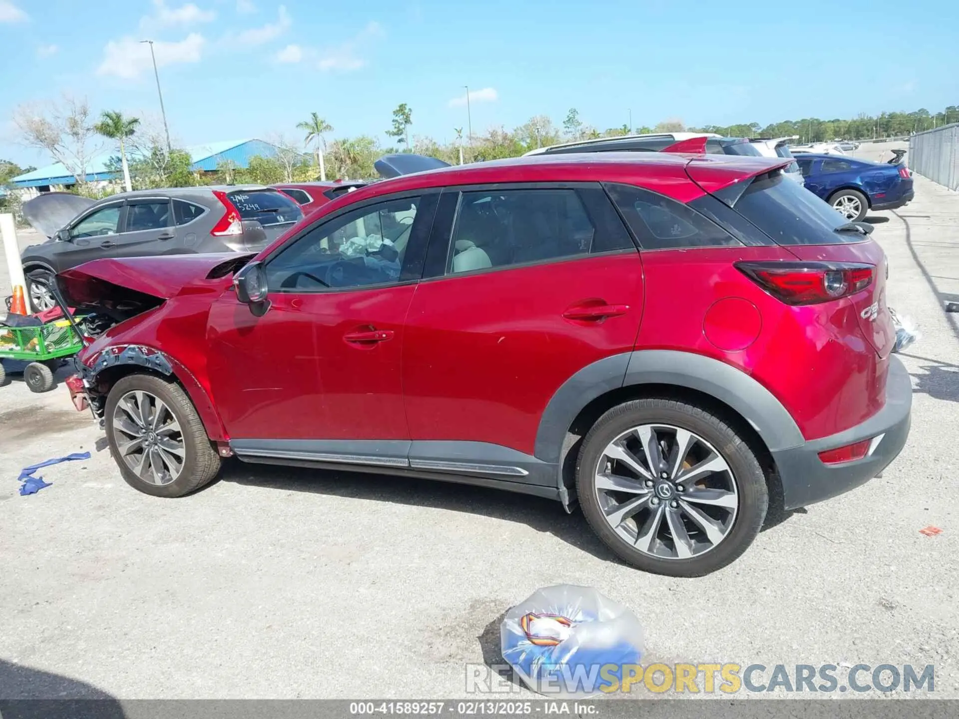 14 Photograph of a damaged car JM1DKFD70K0431771 MAZDA CX-3 2019