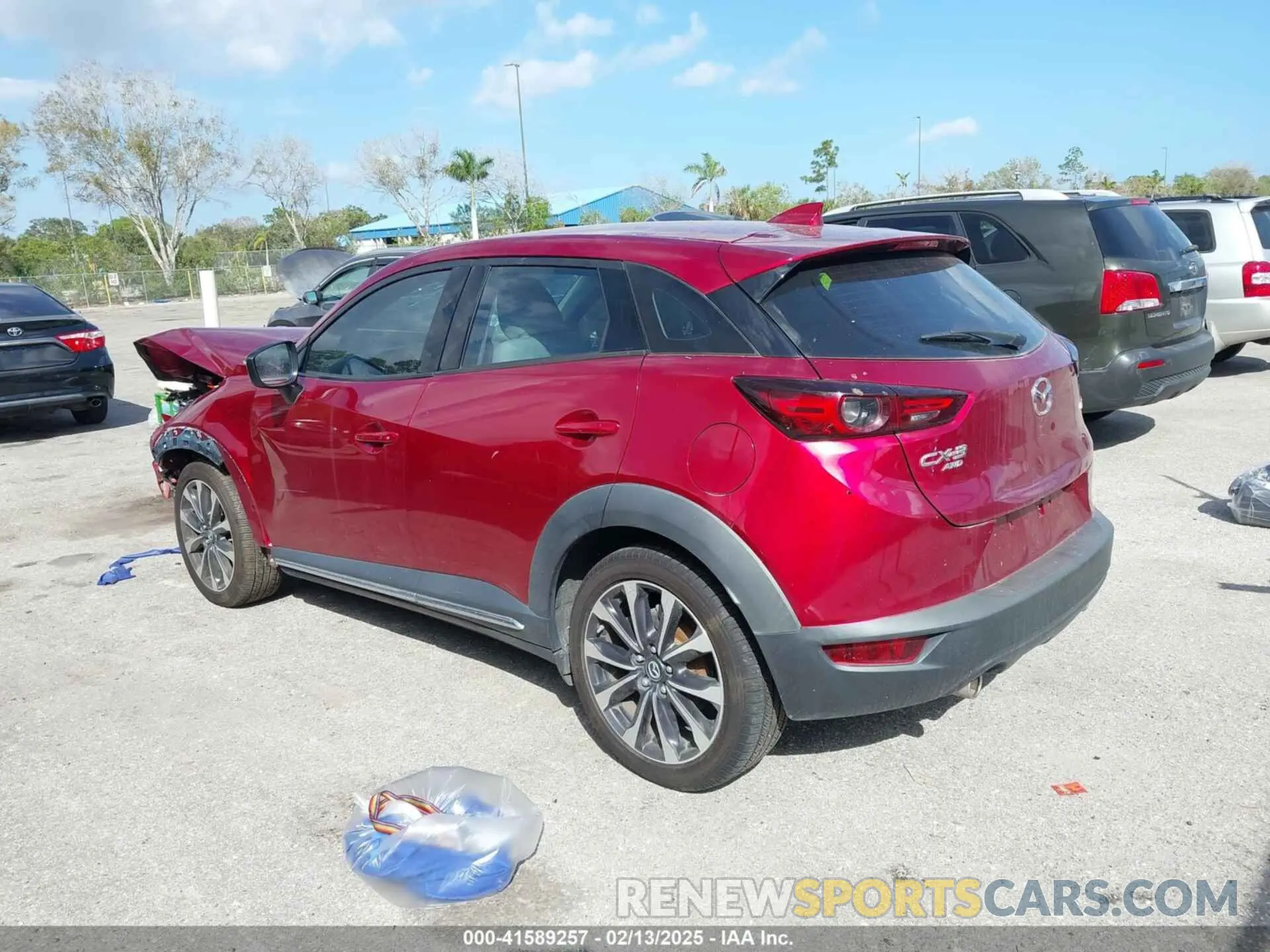 3 Photograph of a damaged car JM1DKFD70K0431771 MAZDA CX-3 2019