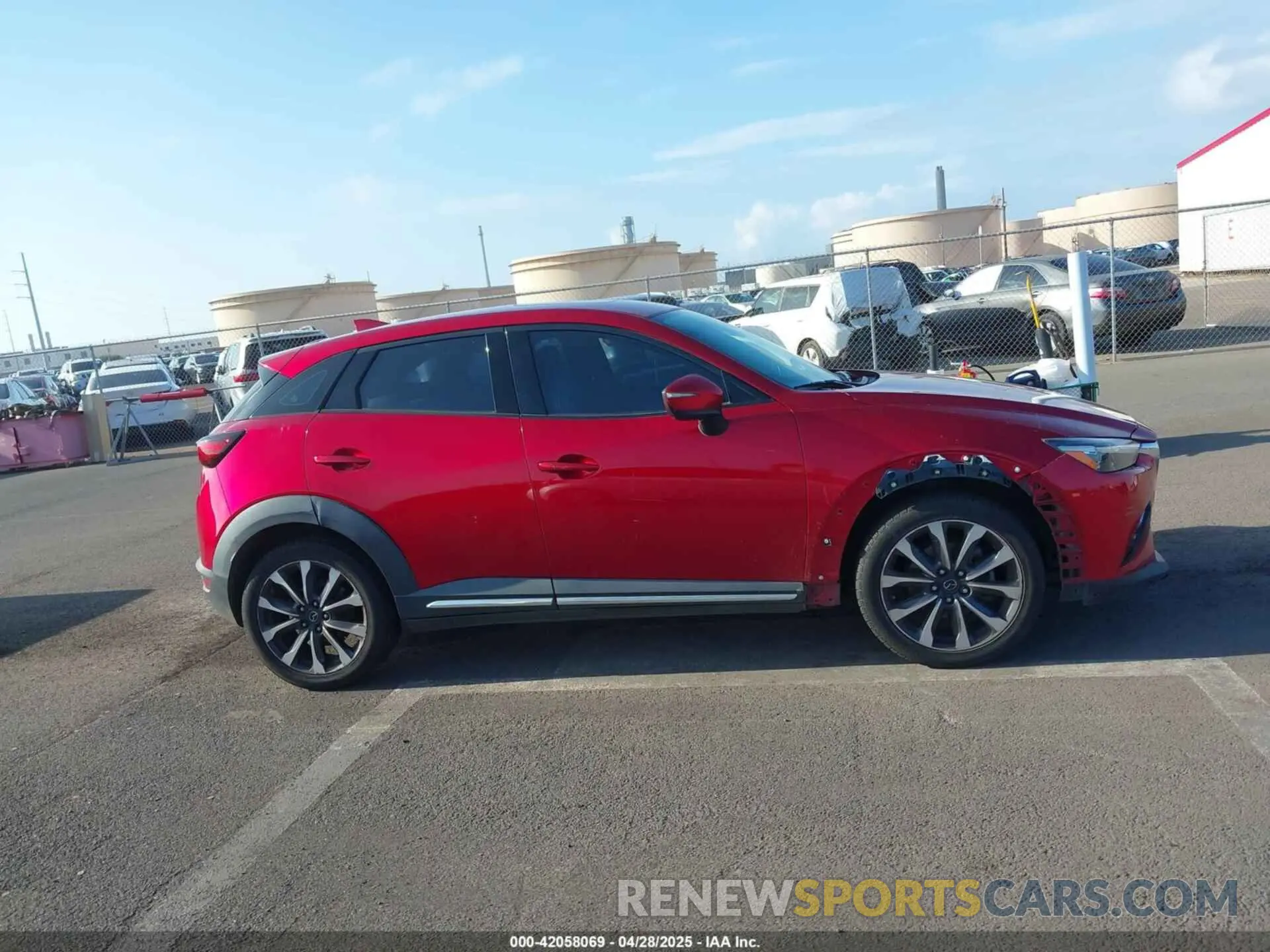 13 Photograph of a damaged car JM1DKFD71K0427650 MAZDA CX-3 2019