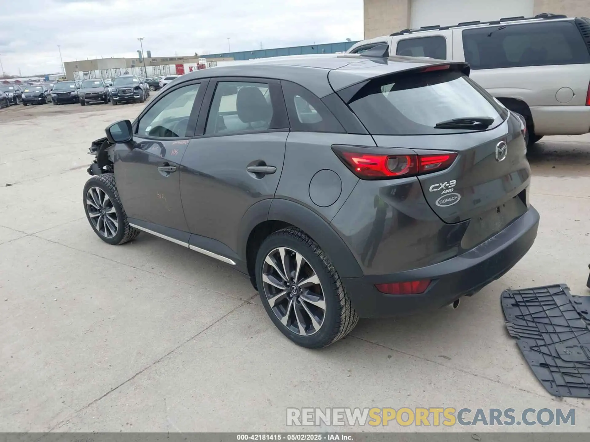 3 Photograph of a damaged car JM1DKFD72K0450239 MAZDA CX-3 2019