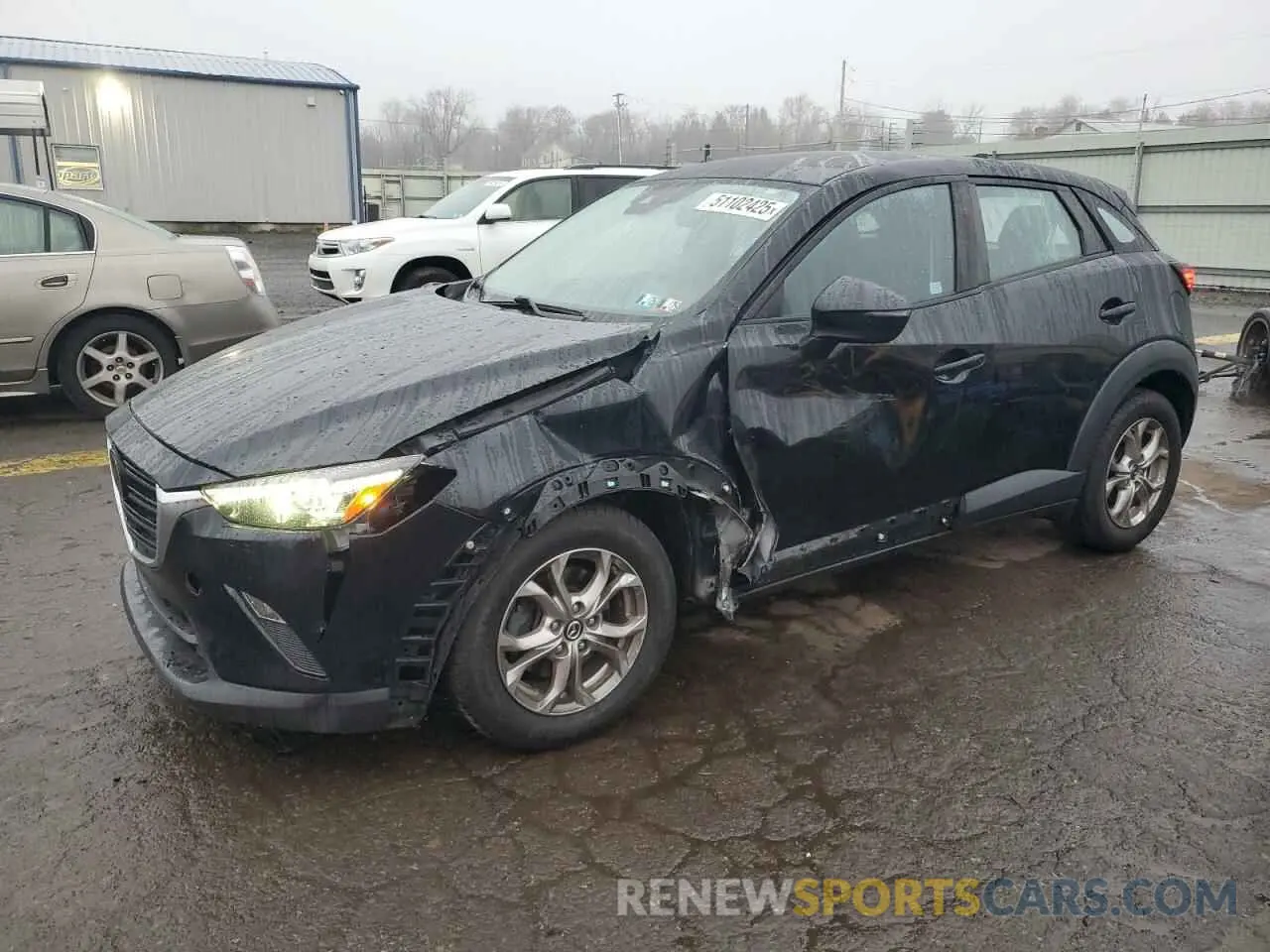 1 Photograph of a damaged car JM1DKFB70L1470505 MAZDA CX-3 2020