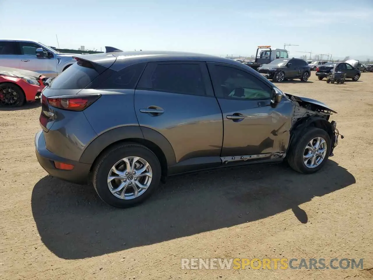 3 Photograph of a damaged car JM1DKFB70L1474487 MAZDA CX-3 2020