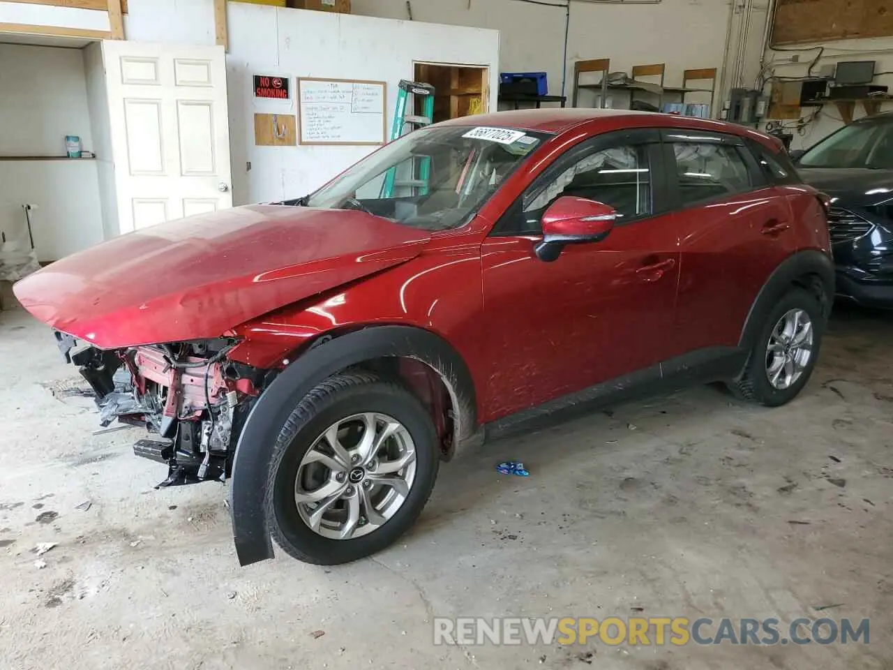 1 Photograph of a damaged car JM1DKFB73L1467405 MAZDA CX-3 2020