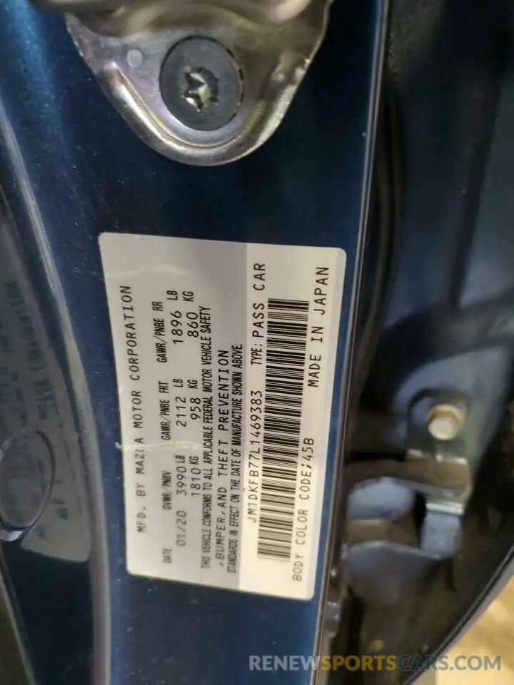 15 Photograph of a damaged car JM1DKFB77L1469383 MAZDA CX-3 2020